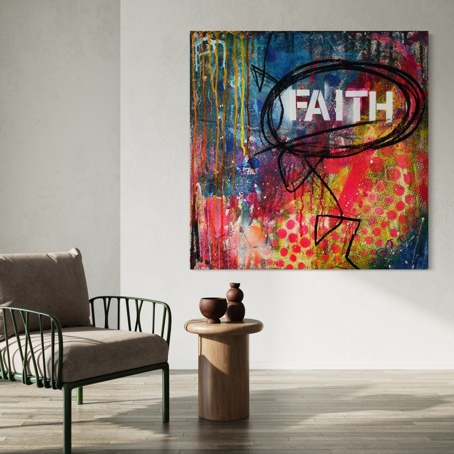 'Faith' Abstract Painting