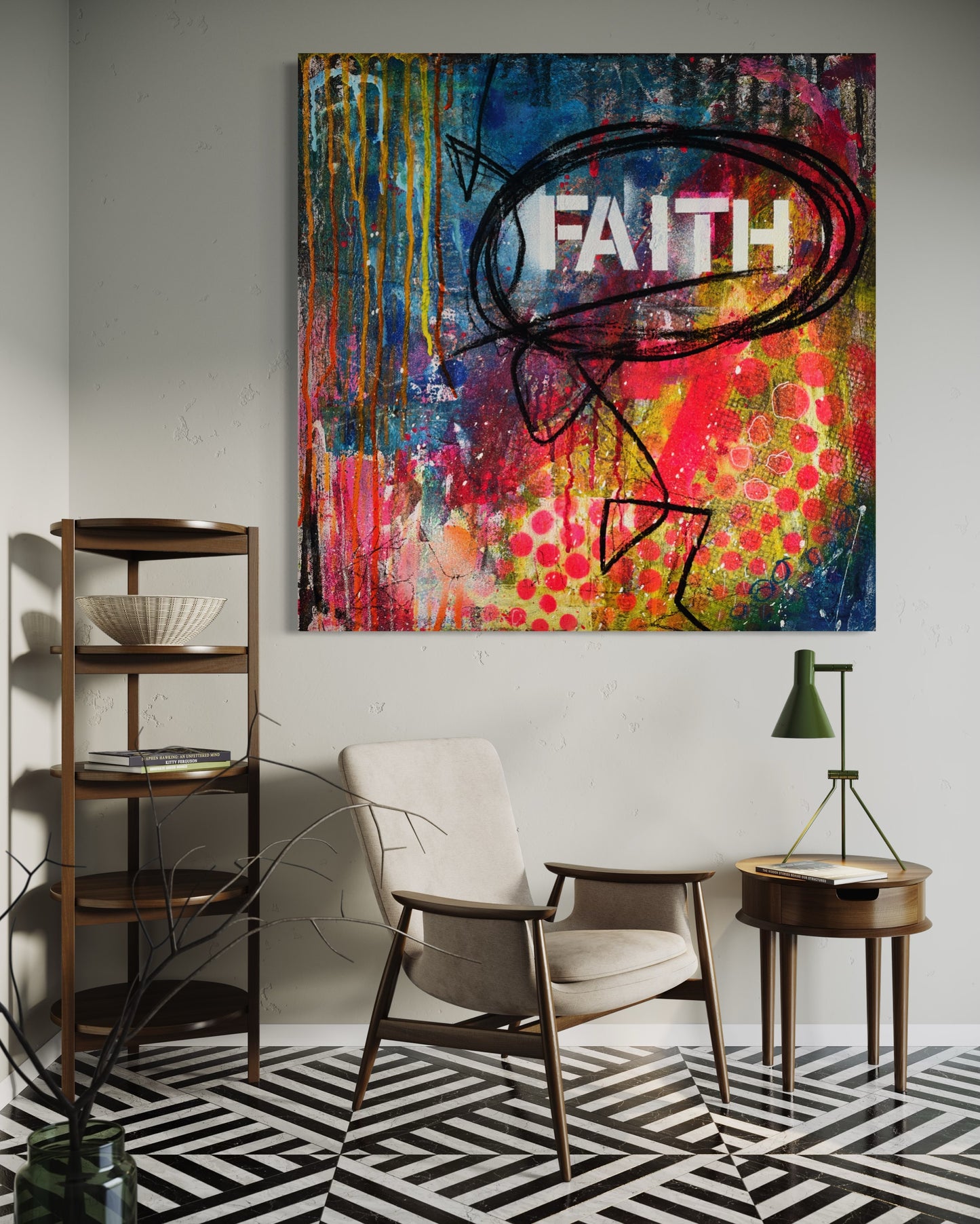 'Faith' Abstract Painting